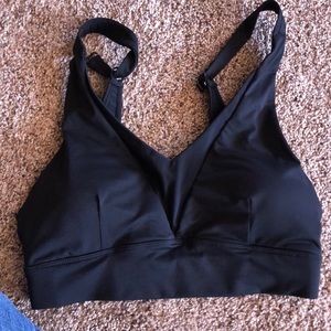 Black ZYIA Adjustable Mesh Bra